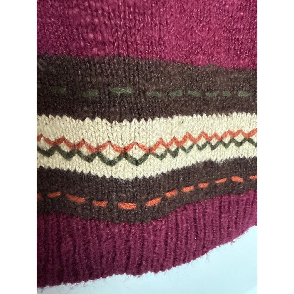 Vintage Classic Elements Grannycore Embroidered V… - image 4